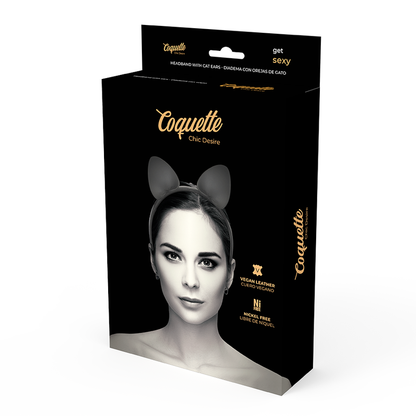 Coquette - Chic Desire Headband With Cat Ears