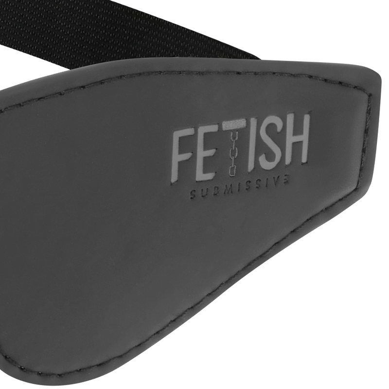 Fetish Submissive - Vegan Leather Mask With Noprene Lining