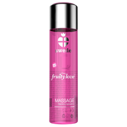 Swede warming massage oil raspberry and rhubarb 60 ml