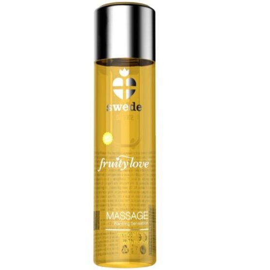 Swede - Fruity Love Warming Effect Massage Oil Tropical Fruity With Honey 60 Ml