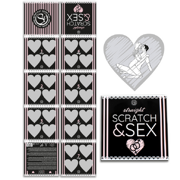SECRETPLAY - Scratch & Discover Game Straight Couples (Es/En/Fr/Pt/De)