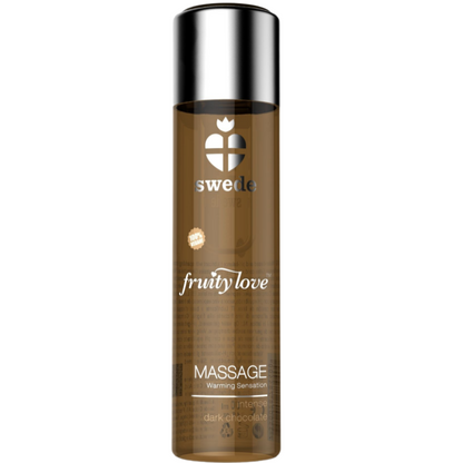 Swede warming massage oil intense dark 60 ml bottle
