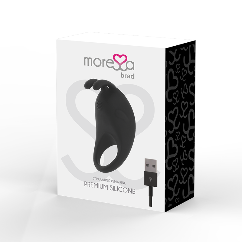 Moressa - Brad Premium Silicone Rechargeable Black