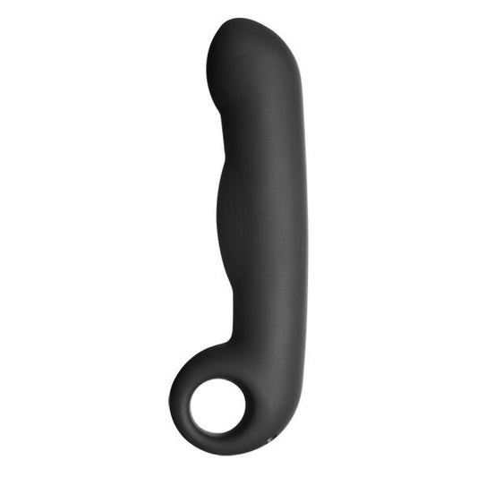 Electrastim - Ovid Silicone Black Dildo