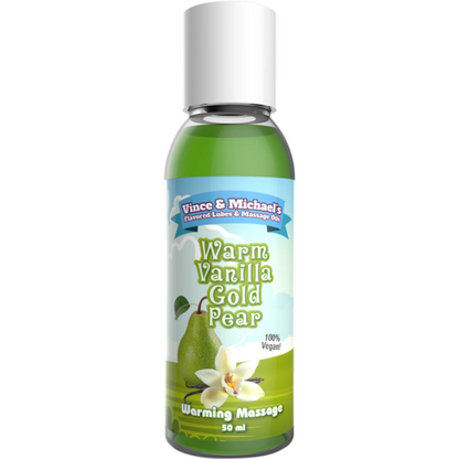 Vincen & Michael pear and hot vanilla professional massage oil