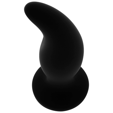 Ohmama - Curved Silicone Anal Plug P-Point 12 Cm