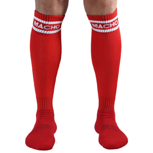 Macho - Long Socks One Size Red