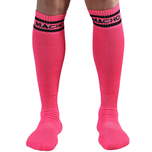 Macho - Long Socks One Size Pink