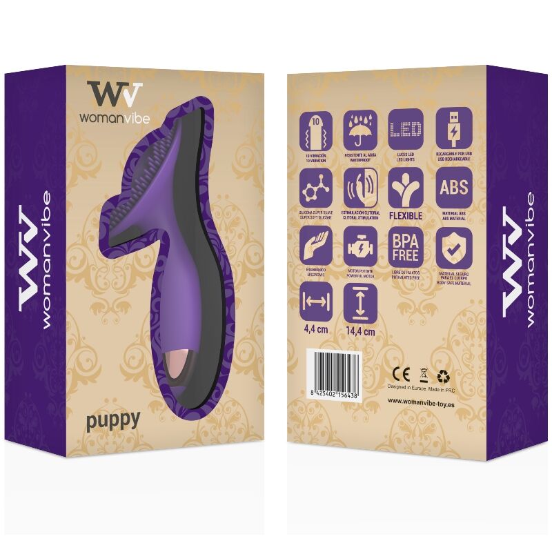 Womanvibe - Puppy Stimulator Rechargeable Silicone