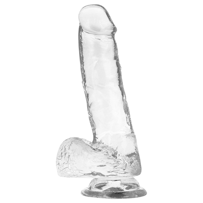 X Ray - Harness + Clear Cock With Balls 18.5 Cm -O- 3.8 Cm