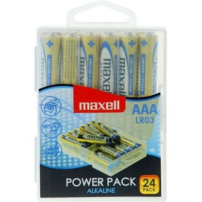 Maxell Alkaline AAA LR03 Batteries 1.5V – Batteries & Accessories – 24 Pack – product photo 1