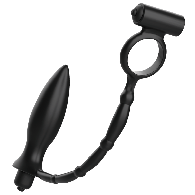 Discover new heights of pleasure with the Addicted Toys Anal Plug Vibratory Ring, designed for thrilling anal exploration and enhanced erections.1