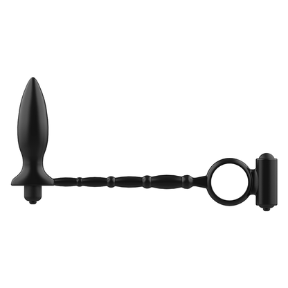 Discover new heights of pleasure with the Addicted Toys Anal Plug Vibratory Ring, designed for thrilling anal exploration and enhanced erections.3