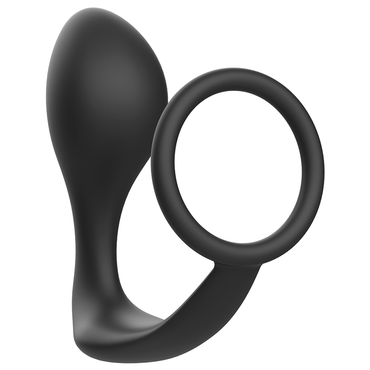 Addicted Toys - Anal Plug Black Silicone Ring – Butt Plugs – product photo 3