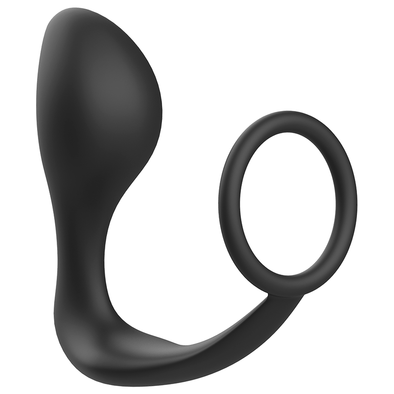 Addicted Toys - Anal Plug Black Silicone Ring