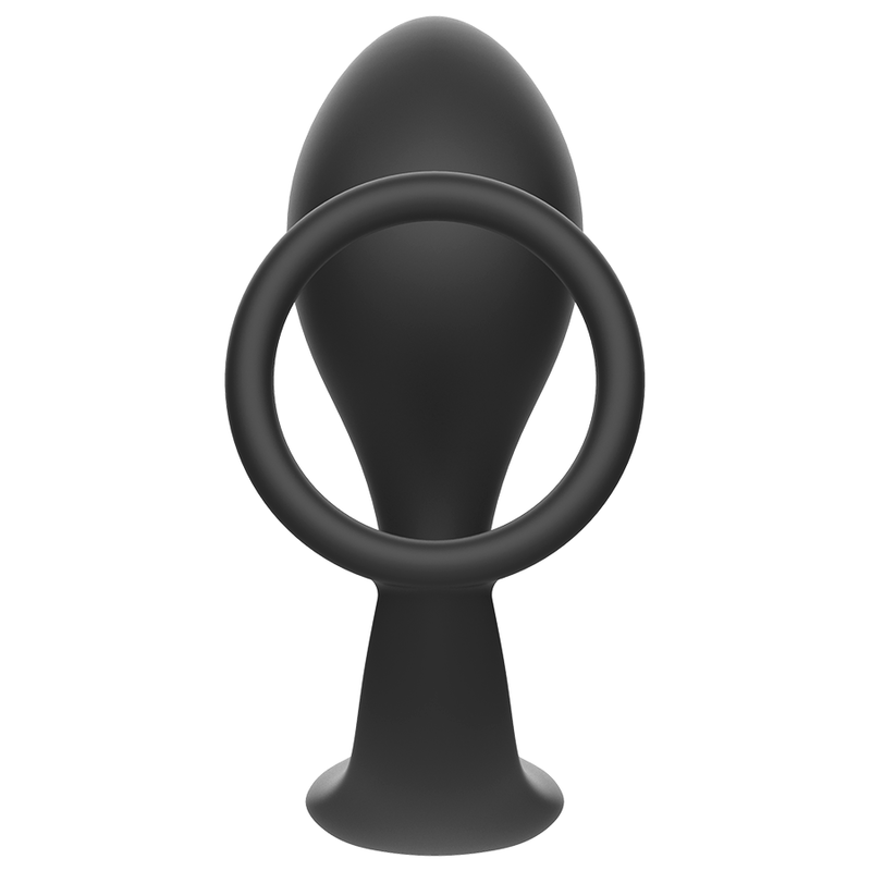 Addicted Toys - Anal Plug Black Silicone Ring