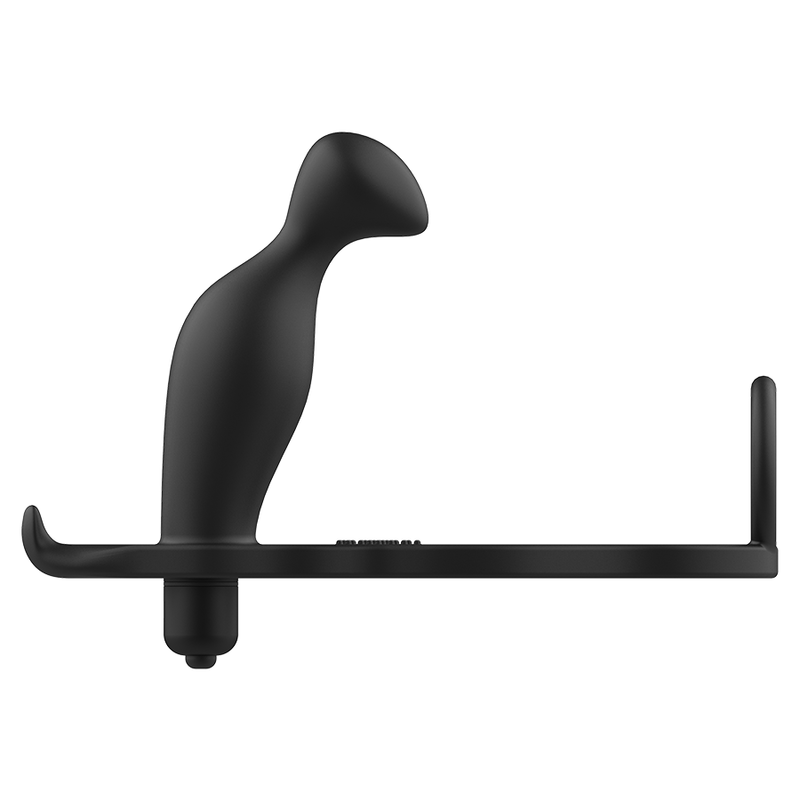 Explore intense pleasure with the Addicted Toys Anal Plug Silicone Ring. This cock ring and anal massager combo offers firm erections and targeted stimulation in body-safe silicone.4