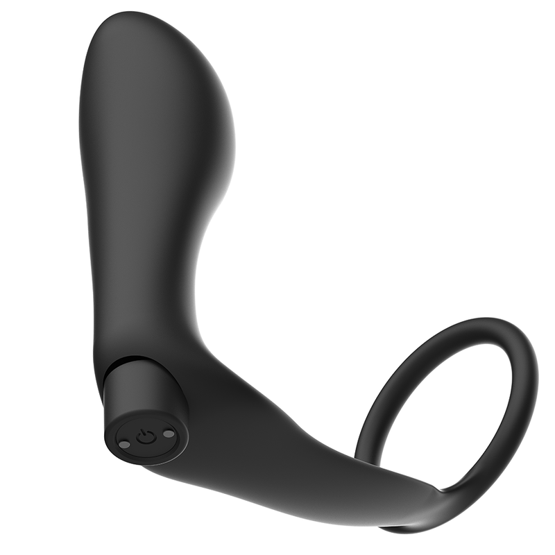 Discover intense pleasure with the Addicted Toys Penis Ring Anal Plug. This rechargeable toy offers dual stimulation with remote control convenience for creative play.3