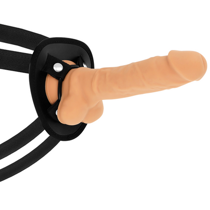 Cock Miller - Harness + Silicone Density Articulable Cocksil 18 Cm