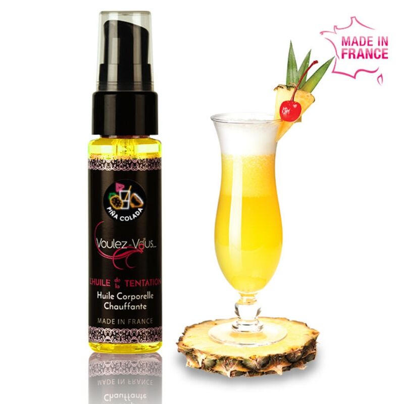 Voulez-Vous - Warming Body Oil- Pi�A Colada 35 Ml