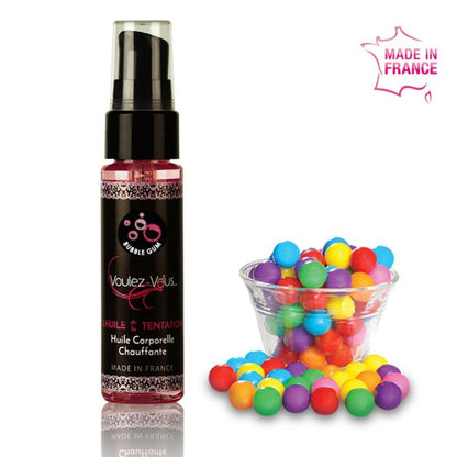 Voulez-Vous Kissable Warming Body Oil, 35 ml – Bubblegum – listing visual 1
