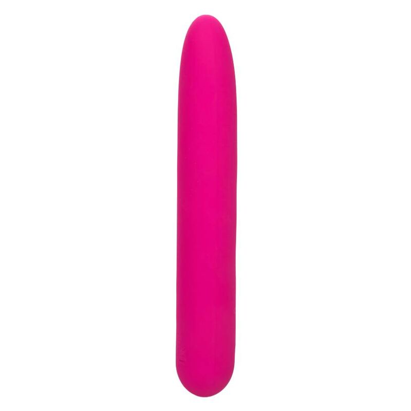 CalExotics Bliss Silicone Vibrator offers 10 speeds, a seamless soft tip, liquid silicone design, USB recharge, and memory chip for smooth, powerful pleasure sessions.2
