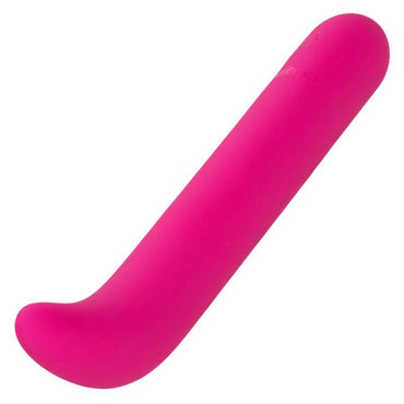 CalExotics Bliss G-spot Vibe offers 10 powerful speeds, curved soft tip, liquid silicone design, USB recharge, and memory chip for ultimate internal pleasure.1