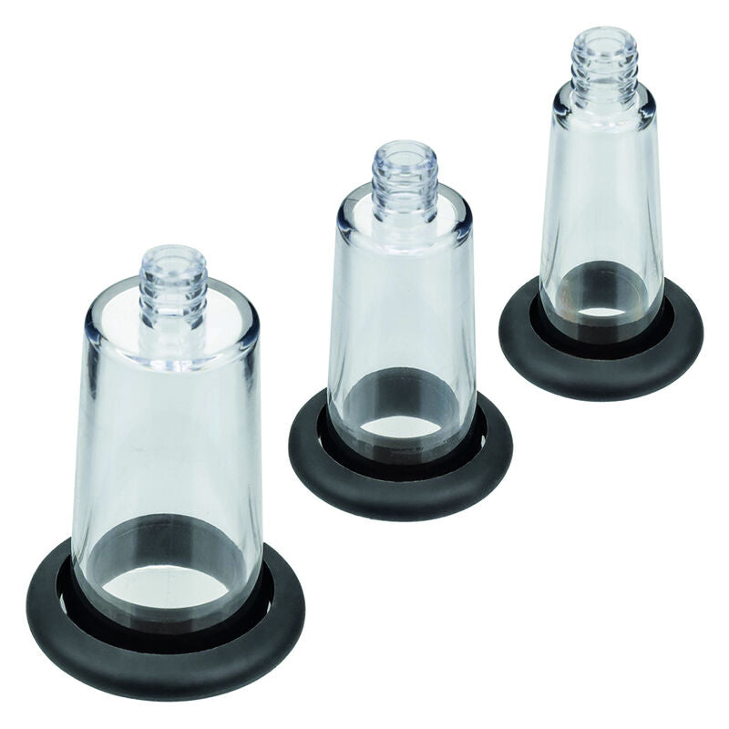 CalExotics Body Pump Kit offers personalized suction with 3 cylinder sizes, soft silicone rings, flexible air hose, and easy-clean design for ultimate intimate enhancement.5
