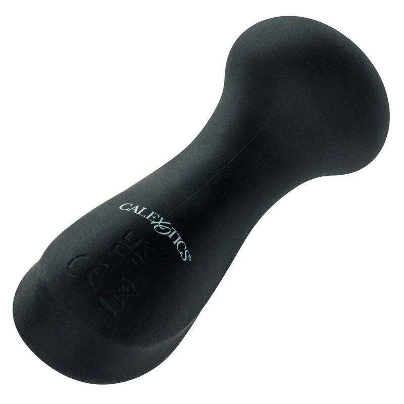 CalExotics Boundless Mini Massager features 10 functions, liquid silicone body, memory chip, waterproof design, and USB recharge for supreme pleasure anywhere.5