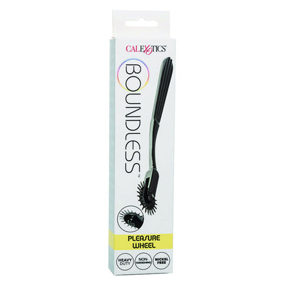 CalExotics Boundless Pleasure Wheel excites the senses with a 22-point rotating reel, high-resistance, tarnish-free hardware for thrilling, endless intimate play.6